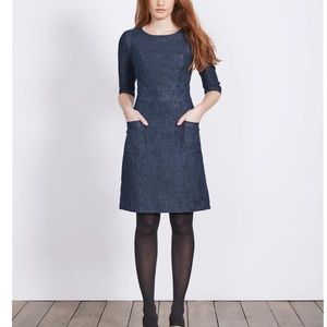 Boden Corinne Denim Dress Size 10
